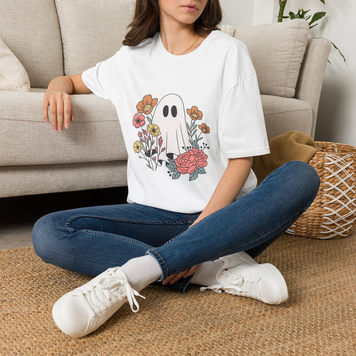 Floral Ghost Tee